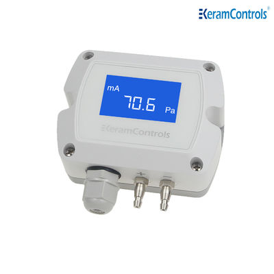 Moltiplicatore di pressione differenziale LCD dell'esposizione di KDP210 RS485 per stanza pulita