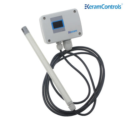 Temperatura elevata del trasmettitore di velocità dell'aria RS485 dell'ABS IP65 resistente