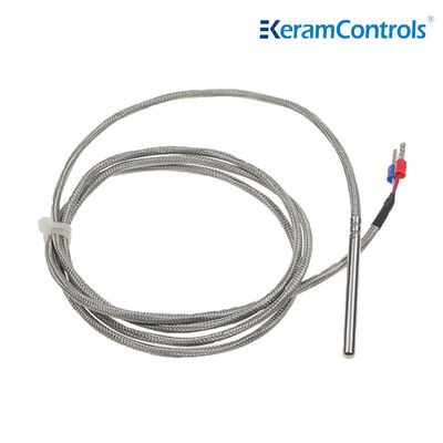 Cavo impermeabile 30mm del sensore di temperatura di PT100 PT1000 3