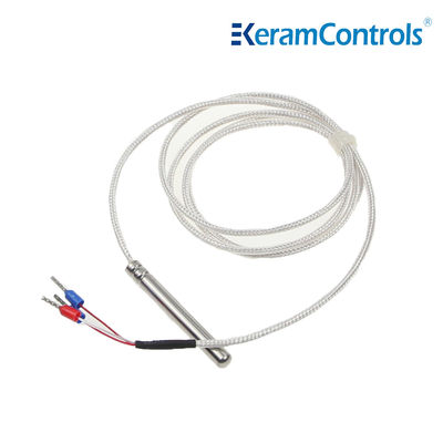 Cavo impermeabile dei sensori di temperatura di PTFE PT100 PT1000 2