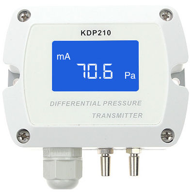 Trasmettitore di pressione differenziale Hvac con display LCD retroilluminato e tempo di risposta di 0,5 S