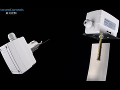 Interruttore di flusso d'aria con elemento sensore a paletta per applicazioni industriali